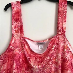 CW Classics Women’s Tank Top Bra Blouse Coral 5X
